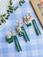 جاکلیدی سیلیکونی خرس استارباکس (کدa0164) - Image 3