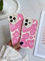 قاب قلب صورتی کبریتی (کدC2036) - Image 2