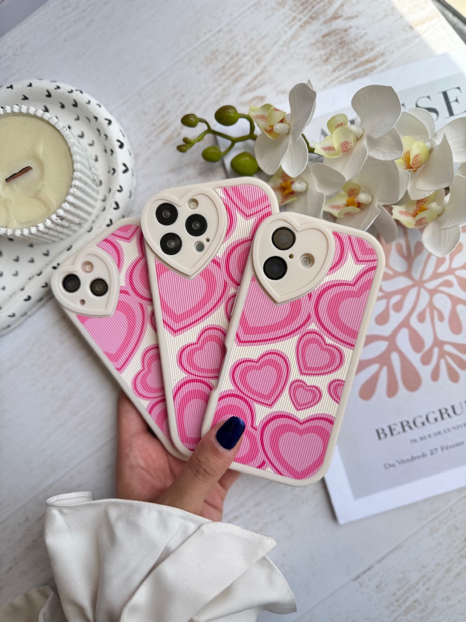 d4015a.jpeg قاب قلب صورتی کبریتی (کدC2036) - Image 1