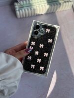 قاب پاپیون صورتی شاین آیفون ، سامسونگ ، شیائومی (کدC2059) - Image 8