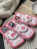 قاب پنجه سیلیکونی صورتی (کدC1615) - Image 3