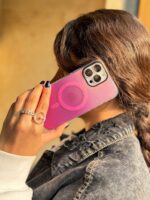 قاب Pink Glow & Aqua Breeze مگ سیف دار (کدC1909) - Image 3