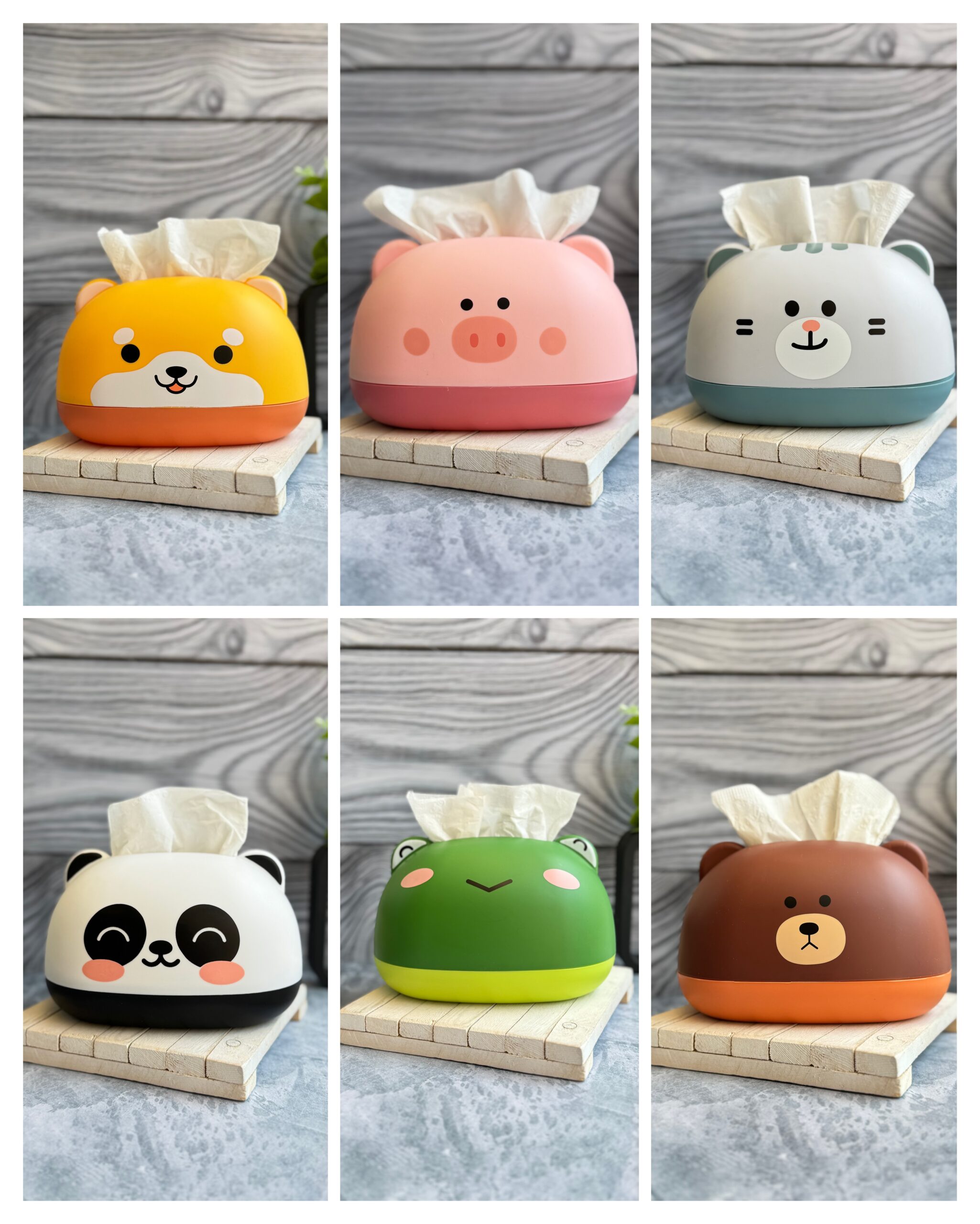 e9b119.jpeg جا دستمالی فانتزی حیوانات زیر رنگی (کدa0259) - Image 1