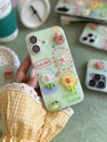 قاب گل برجسته زمینه سبز GOOD LUCK (کدC2107) - Image 5