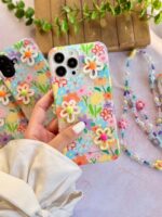 قاب باغچه با آویز و گل های برجسته (کدC2079) - Image 6