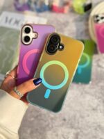 قاب Pink Glow & Aqua Breeze مگ سیف دار (کدC1909)