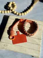 بند مچی طرح بافت تک قلاب با قابلیت تنظیم سایز (کدa0280)