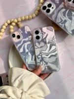 قاب آیفون Pinky Water | طرح موجی با رنگ ملایم - Image 4