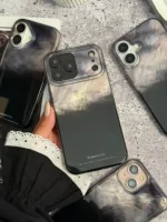 قاب آیفون Dark Sky ابر و بادی با دکمه نرم - Image 5