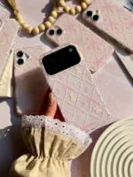 قاب گوشی Kawaii Bunny آیفون | شاینی ، قلبی و فانتزی - Image 3