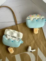 کاور ایرپاد سیلیکونی Blue ice Cream (کدa0064) - Image 2