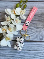 جاکلیدی سیلیکونی خانواده پاندا (کدa0253)