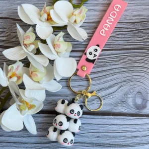 جاکلیدی سیلیکونی خانواده پاندا (کدa0253)