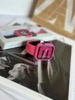 بند و گارد اپل واچ کشی صورتی مشکی (کدw5001) - Image 2