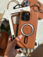 قاب چرمی مگ سیف استند شو فلزی (کدC1400) - Image 3