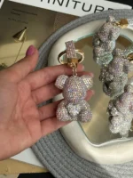 جاکلیدی خرس نگینی شاینی (کدa0135) - Image 3