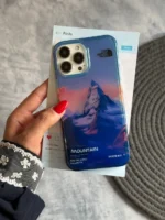 قاب آیفون Mountain Sunset با طراحی الهام‌گرفته از North Face - Image 2