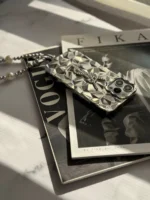 قاب Silver YSL با آویز (کدC1477) - Image 2