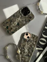 قاب Silver YSL با آویز (کدC1477)