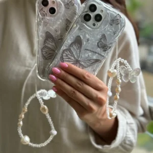 قاب پروانه یخی با آویز (کدC1705)