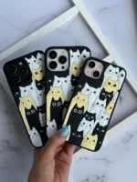 قاب گربه های خیابانی سیلیکونی برجسته (کدC1728) - Image 2