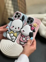 قاب Lovely Couple سیلیکونی (کدC1604) - Image 5