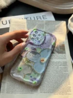 قاب گل آبرنگی آیفون و سامسونگ و شیائومی (کدC1467) - Image 5