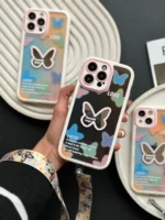 قاب Romantic Butterfly با بند پروانه ای (کدC1576) - Image 3