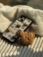 قاب بیسکوییت و دونات با آویز خرس پشمی (کدC1601) - Image 3