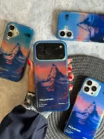 قاب آیفون Mountain Sunset با طراحی الهام‌گرفته از North Face - Image 5