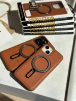 قاب چرمی مگ سیف استند شو فلزی (کدC1400) - Image 4