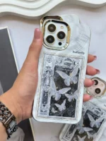 قاب Black and White butterfly (کدC1776)