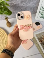 قاب Sweet عروسک شیشه ای صورتی (کدC1798)