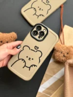 قاب تدی با آویز پشمی آیفون (کدC1502) - Image 5