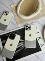 قاب Leather Metal سفید (کدC1708)