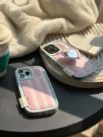 قاب Victoria's Secret با پاپ سوکت قلبی آینه ای (کدC1602) - Image 2