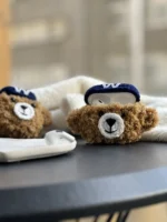 کاور ایرپاد پشمی خرس کلاه دار (کدa0090)