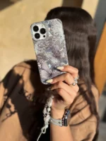 قاب Grey butterfly diamond (کدC1862) - Image 4