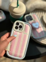 قاب Victoria's Secret با پاپ سوکت قلبی آینه ای (کدC1602) - Image 3