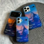 قاب آیفون Mountain Sunset با طراحی الهام‌گرفته از North Face
