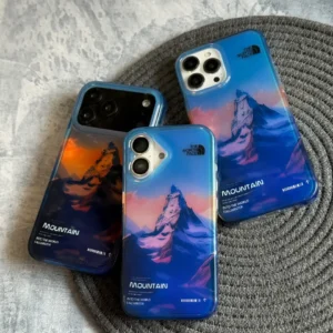قاب آیفون Mountain Sunset با طراحی الهام‌گرفته از North Face