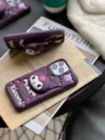 قاب kuromi سیلیکونی پاپ سوکتی (کدC1555)