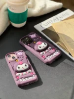 قاب kuromi سیلیکونی پاپ سوکتی (کدC1555) - Image 5