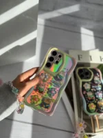 قاب عروسکی برجسته گل و حیوانات با آویز (کدC1476) - Image 3