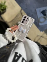 قاب Ribbon Love آیفون و اندرویدی با آویز (کدC1887) - Image 5