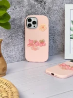 قاب Sweet عروسک شیشه ای صورتی (کدC1798) - Image 2