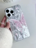 قاب پروانه صورتی براش (کدC1724) - Image 2