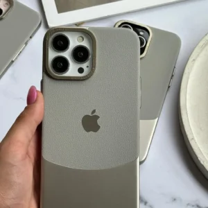 قاب Leather Metal تیتانیوم (کدC1707)