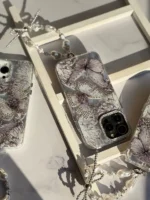 قاب Grey butterfly diamond (کدC1862)