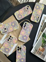 قاب باغ گل آبرنگی آیفون سامسونگ شیائومی (کدC1529) - Image 2